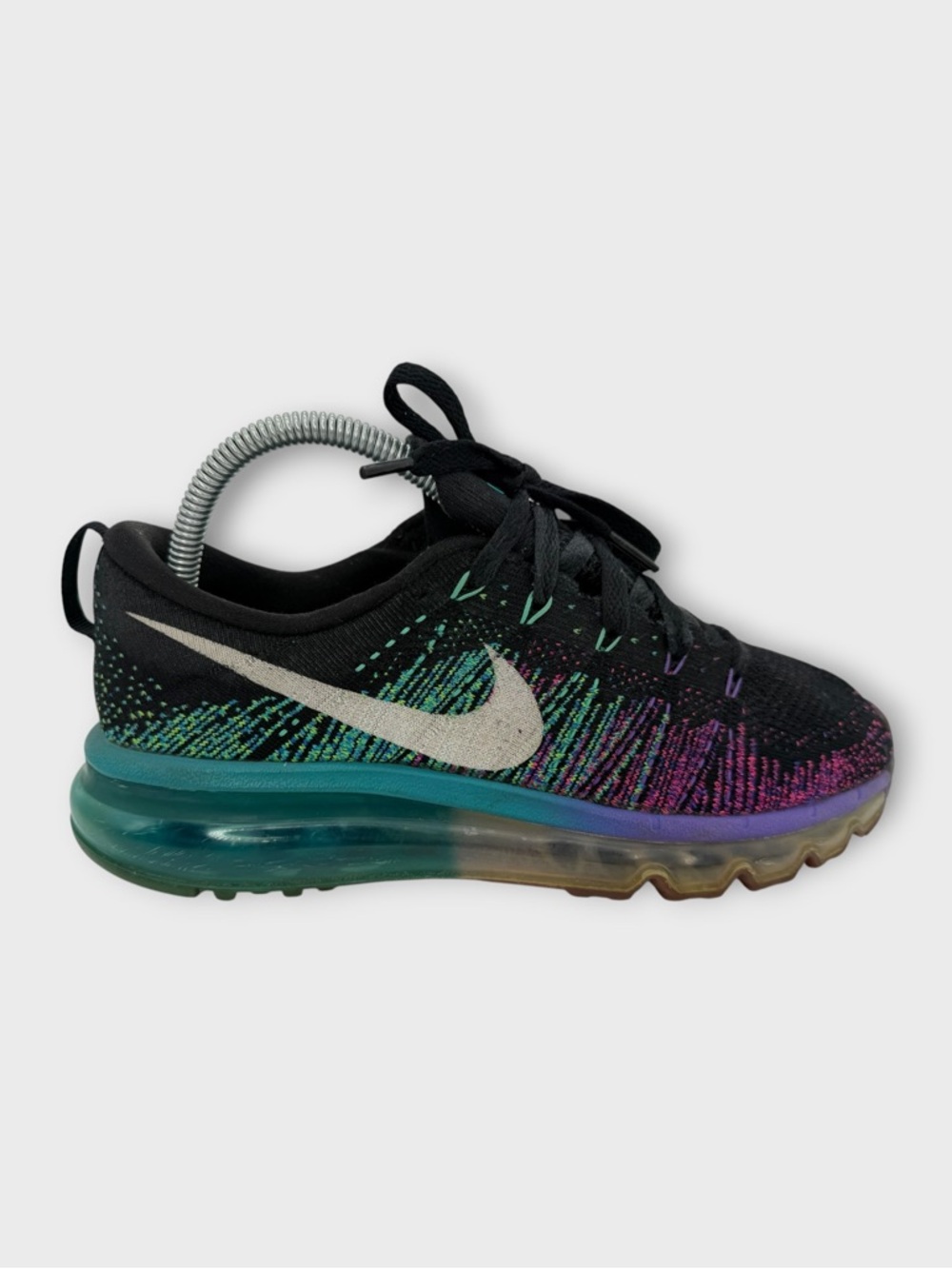 Nike Flyknit Air Max Purple Venom Women’s Size 8 Fair Condition Nice!‎